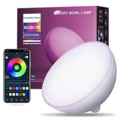 China Modern Smart Light Round Shape Mood Office Atmosphere Night Light Tuya Wifi Magic Lights. for sale