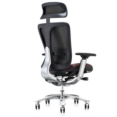 China (Size) 2021 New Boss Private Office Swivel Manager Leather Executive Office Chairs / Chair Adjustable Rotating Offices for sale