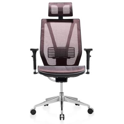 China (Size) High Back Adjustable Swivel Chair Mesh Ergonomic Office Chair Swivel Lift Executive Office Chair With Lumbar Support for sale