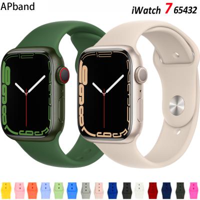 China 316L Silicone Resin Silicone Steel Strap For Apple Watch 40mm 38mm 41mm Apple Watch 44mm 45mm 42mm 5 3 Se 7 Correa Apple Watch Strap 40mm 38mm 41mm for sale