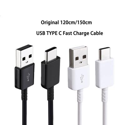 China Original 100cm/150cm Mobile Phone USB 3.1 TYPE-C Fast Charging Data Cable For Samsung Galaxy A80 A70 A60 A50 A40 A30 S8 S9 Plus S10e Note 8 9 for sale