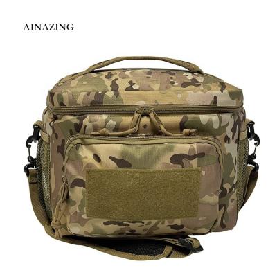 China Waterproof camouflage cooler bags cloth lunch cooler bag thermal custom cooler lunch bag for sale