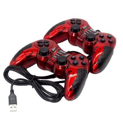 China High Quality Aixs/Aduio/Touch Six USB Pads Wired PC Gamepad Joystick PC Gaming Controller For Windows/Android PS3/TV Box for sale