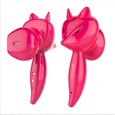 China High Quality Stereo Fox Tail Design In-Ear Sound Box Headphones Wireless Earbud Earphone for sale