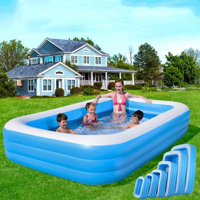 China Durable 1.3m Swimming Pool Design Inflatable Thickened PVC Ball Popular Pool Above Ground Inflatable Swimming Pool Family Size for sale