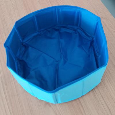 China Outdoor Portable Folding Swimming Pool Toy Dog Pet Bathing Tub Hot Selling Diameter 30cm Travel Water Pool Pet Puppy PVC Swimming Pool For PUPPY for sale