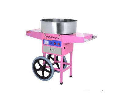 China High quality digital electric commercial CANDY cotton candy floss machine with trolley for sale for sale