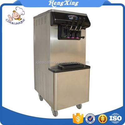 China High Efficient Portable Snack Factory Taylor Type Three Flavors Soft Ice Cream Making Machine With 3 Flavors For Sale for sale