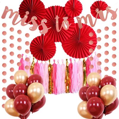 China OEM High Quality Party Decoration NICRO Bride To Be Bachelor Party Decorations Consumables Bundle for sale