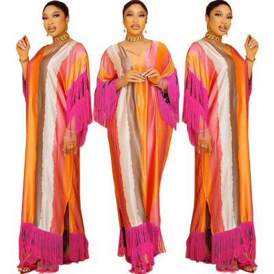 China Satin African Dashik Women Ladies Sheath Long Maxi Dress Abaya Dubai Islamic Arabic Robe Kaftan Jilbab Party Dress Fashion New for sale