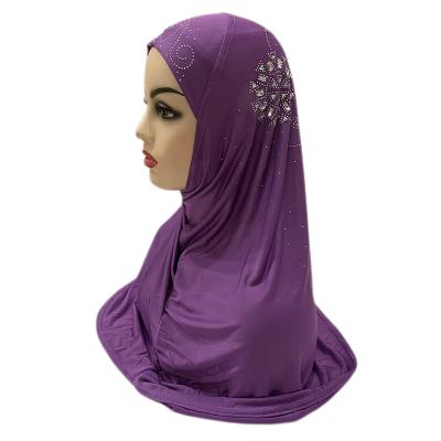 China One Piece Women Ethnic Amira Muslim Hijab Prayer Islamic Turban Underscarf Pull Over Head Wrap Instant Ready Wear Scarf Ramadan Hats for sale