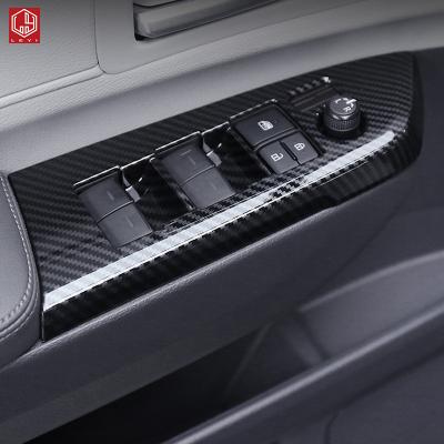 China Entry Luxury Hot Sale Car Accessories Carbon Fiber ABS Car Plates Frame Window Cover Interior For His 2021 for sale