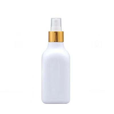 China High Quality 200ml Household Products Cosmetic Packaging Bottle PET Face Spray Bottle Plastic Home Use With Gold Silver Black for sale