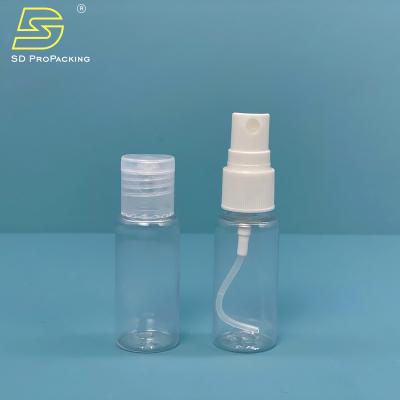 China Wholesale 30ml Personal Empty Fine Mist Packaging Skin Care Transparent Mini Travel Bottle Plastic Spray Bottles With Sprayer for sale