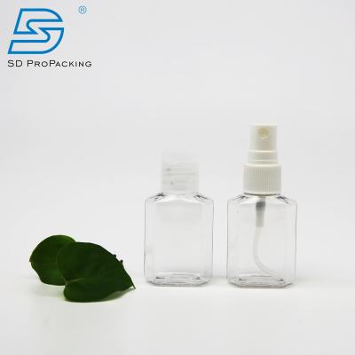 China Household Products Factory Custom Empty PET Bottle 30ml Plastic Fine Mist Spray Bottle For Travel Perfumes Bottles for sale