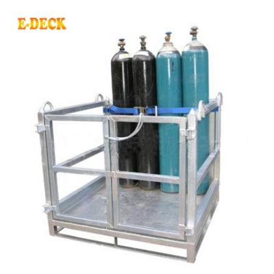 China Gas Cylinder Storage and Transport USA Hot Dip Galvanized Calor Cylinder Propane Cylinder Storage and Transport Metal Cage for sale