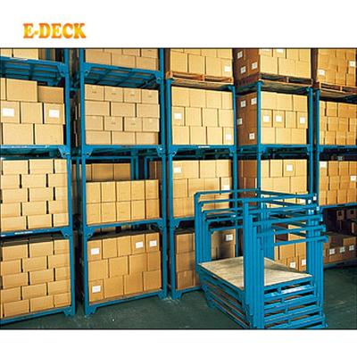 China Corrosion protection low price transport warehouse welded standard mobile stacking storage nestainer rack palletainer for sale