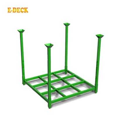 China Corrosion Protection Warehouse Stacking Steel Storage Tire Stillage Pallet Tire Rack for sale