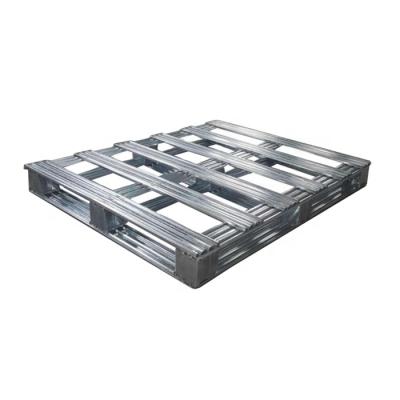 China Hot Sale Euro Size Heavy Duty Single Faced Metal Storage Single Faced Steel Pallet for sale