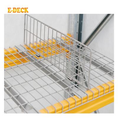 China Wholesale Plain Weave Factory Rack Shelf Clip On Wire Grid Dividers Warehouse Rack Snap For Platform for sale