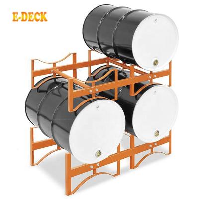 China Corrosion protection factory price oil barrel drum memory stands rack rack system for sale for sale