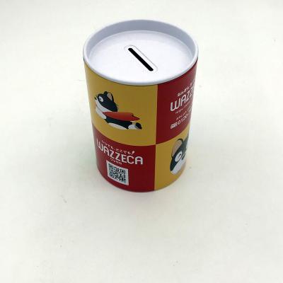 China Coin Bank Customize Blank Round Coin Bank for sale