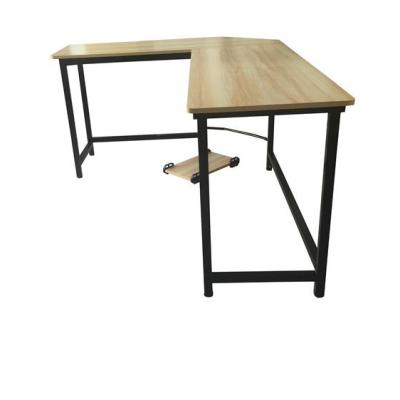 China (Height)Adjustable Computer Desk Wooden Tube Computer Desk Officetable for sale