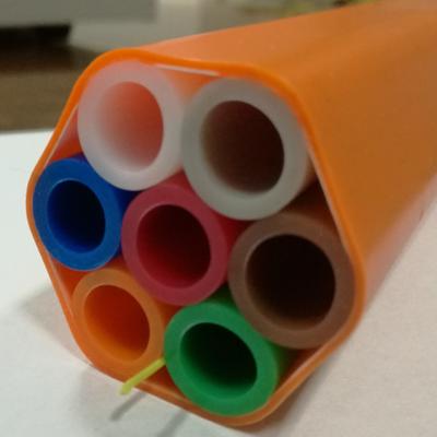 China Free Samples of FTTX, HDPE Tube Bundle, Multiducts 7x Series, Low Friction Micro Duct for sale