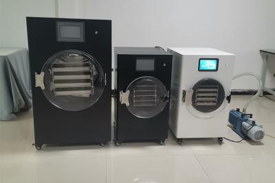 China LCD Touch Screen Vacuum Freeze Dryer With 8-10kg/Batch Capacity for sale