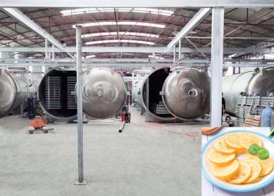 China Máquina de secagem por congelamento automática industrial de 1000 kg de capacidade para aplicações alimentares à venda