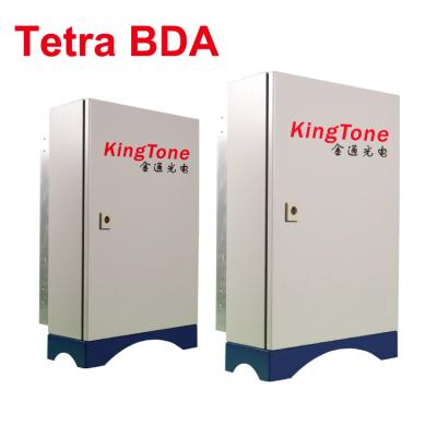 China Kingtone 10W 40dBm ADR UHF Repeater 400MHz Fiber Optic Signal Amplifier Tetra Signal Booster for sale