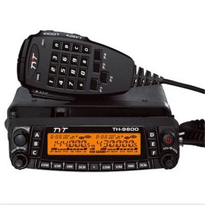 China Quad Mobile Band Car Radio 50W Transceiver 136-174MHz 400-470MHz Mini Repeater TYT TH9800 TH9800 for sale