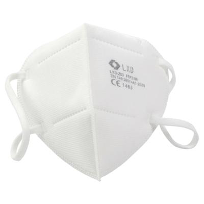 China Eco-friendly Protective Foldable Disposable Earloop Particle Filtering FFP2 Nr Respirator Face Mask With En149 for sale