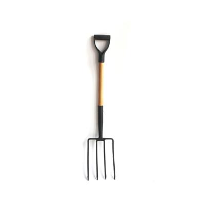 China All Kinds Of OEM/ODM Style Manufacturer Plant Care Tool Steel Hand Garden Cultivating Pitch Fork for sale