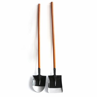 China 2021 New Shovel Best Design Outdoor Steel Shovel Sale Agriculture With Metal Or Wood Handle for sale