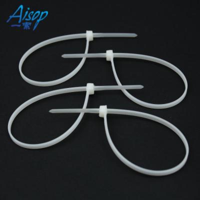 China Factory high quality nylon plastic 4.8*250mm safe cable ties for sale