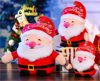 China Christmas Decoration Mini Santa Children Plush Doll Christmas Gift Plastic Hot Selling Toy for sale