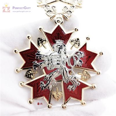 China Worldwide OEM ODM Awards Custom 3D Design British Medal With Engraving for sale