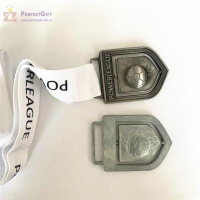 China Worldwide OEM Custom ODM Soccer Spin Logo Medal With Lanyard Cheap Fancy Soft Enamel Award Medal for sale