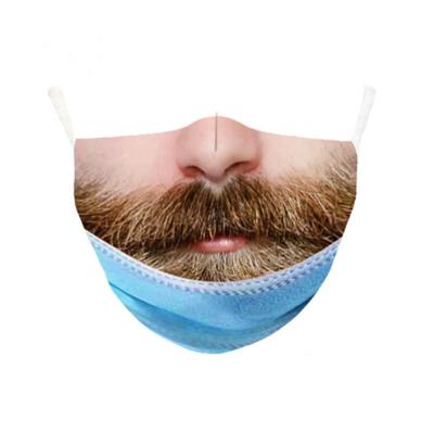 China New Designer Resin Custom Cloth Funny Face Mask Abnormal Mouth Outdoor Breathable Face Mask for sale