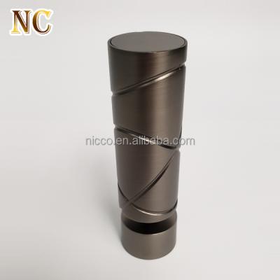 China Best Selling Eco - Friendly Decorative Window Metal Curtain Pole Finials for sale