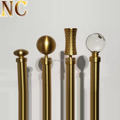 China Modern Curtain Pole Finials In New Design Eco - Friendly Tin Matte Color for sale