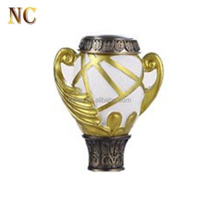 China Hot sale eco-friendly cheap custom poly resin curtain eco-friendly finials for sale