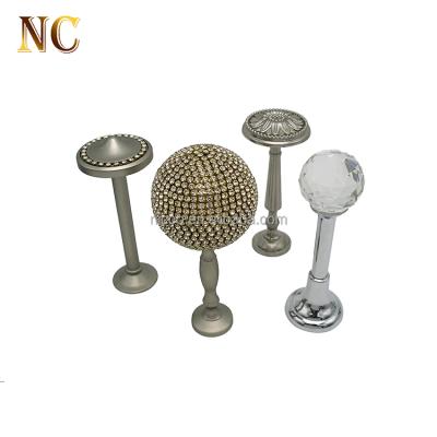 China Eco - Friendly Hot Selling Decorative Aluminum Curtain Pole Barrier Accessories for sale