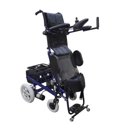 China 2020 Manual Factory Price Stand Thru Electric Wheelchair for sale