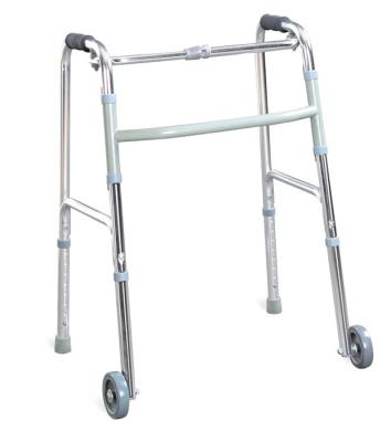 China Aluminum Alloy Aluminum Foldable Elderly Walking Aids With Wheels for sale