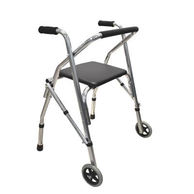 China Aluminum Standing Device Wheel Walking Aid For Adults Walking Aid For The Elderly for sale