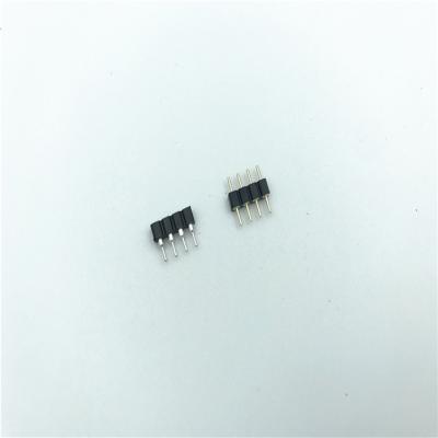 China PCB 2.54mm SUP 1*4 IC Socket Machine Pin Black Color for sale