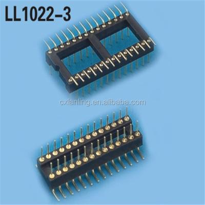 China PCB 2.54mm IC Socket Machine Pin Header IC Dip 2.54mm Pitch for sale