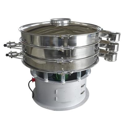 China Powder sieve Grain Spice Dust Rotary Sifter Machine Classification Round Vibrating Screen for sale